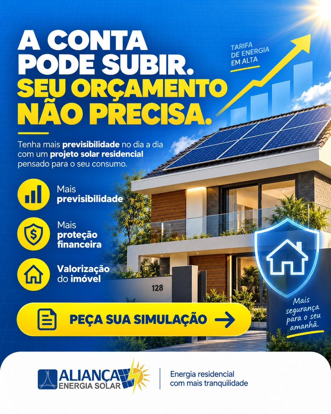 Criativo do portfólio Aliança Energia Solar