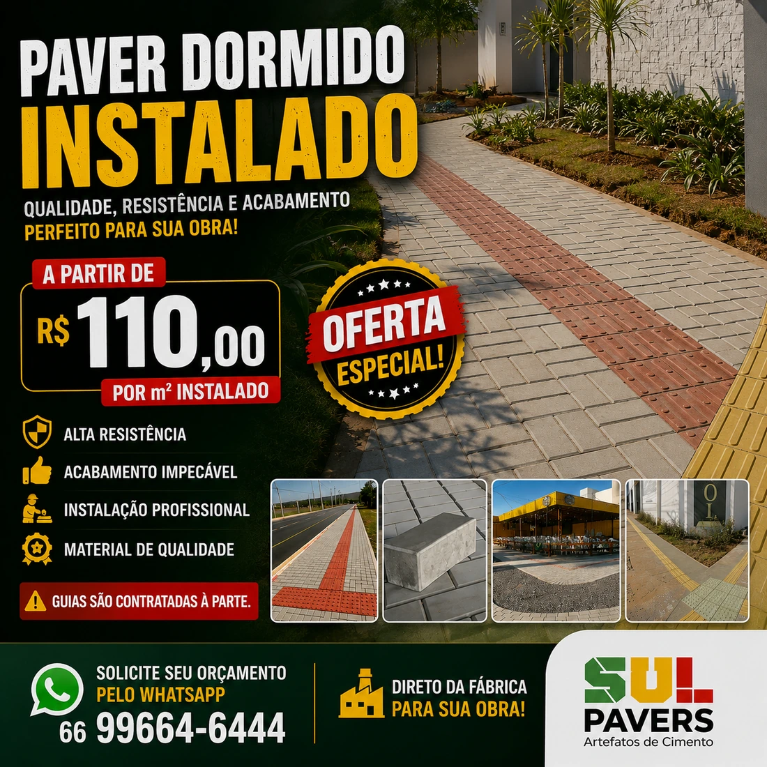Criativo do portfólio Sul Pavers